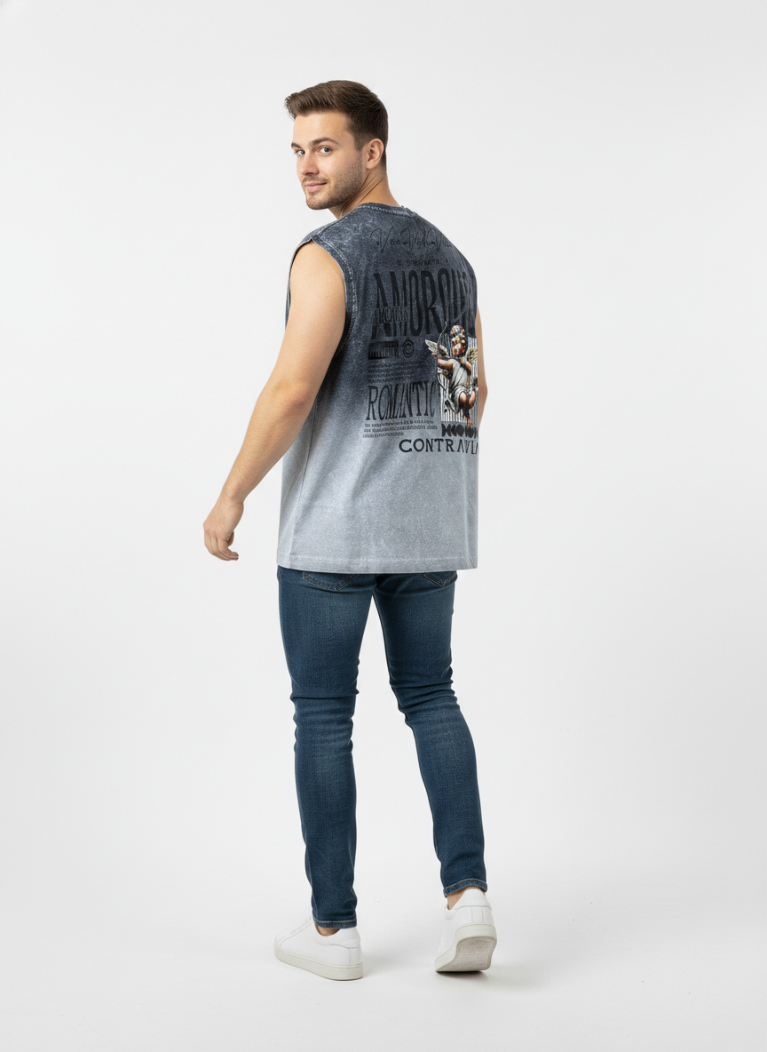 Camisilla Acid Wash para Hombre - REF: 945323