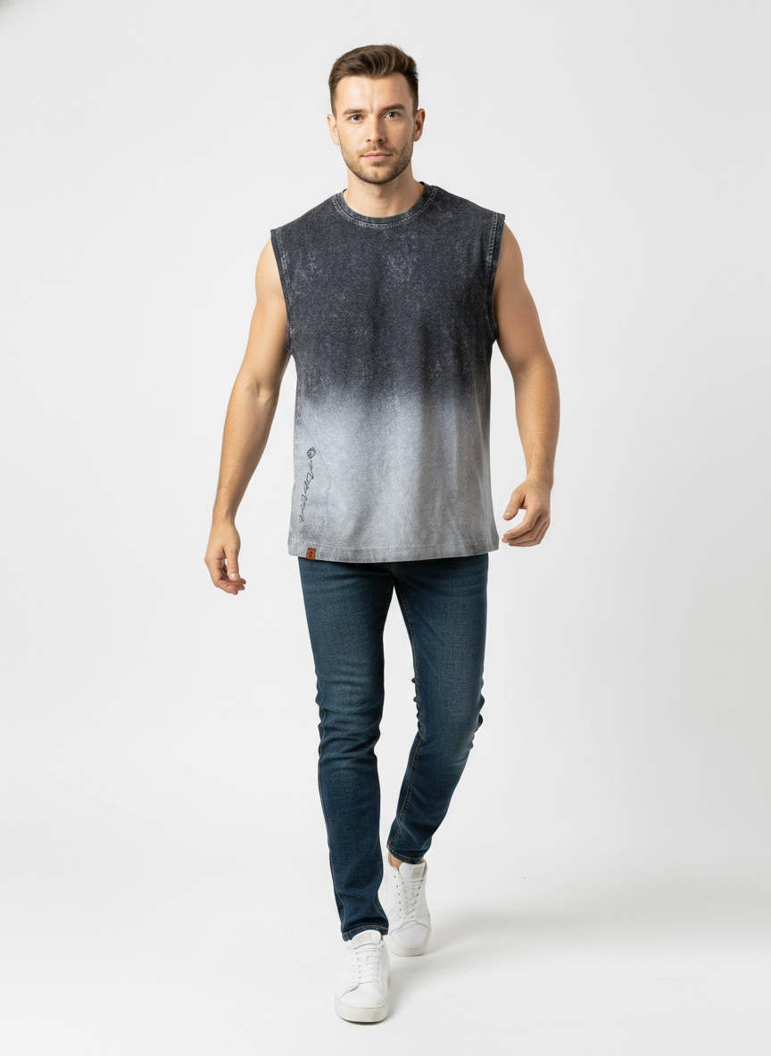 Camisilla Acid Wash para Hombre - REF: 945323