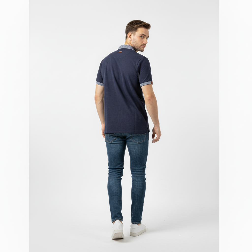 Polo Texturizado para Hombre - REF: 911231