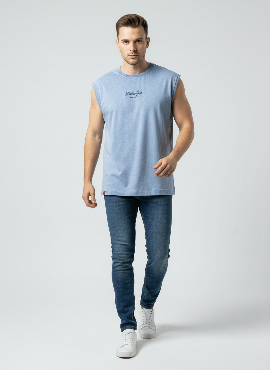 Camisilla Acid Wash para Hombre - REF: 945322