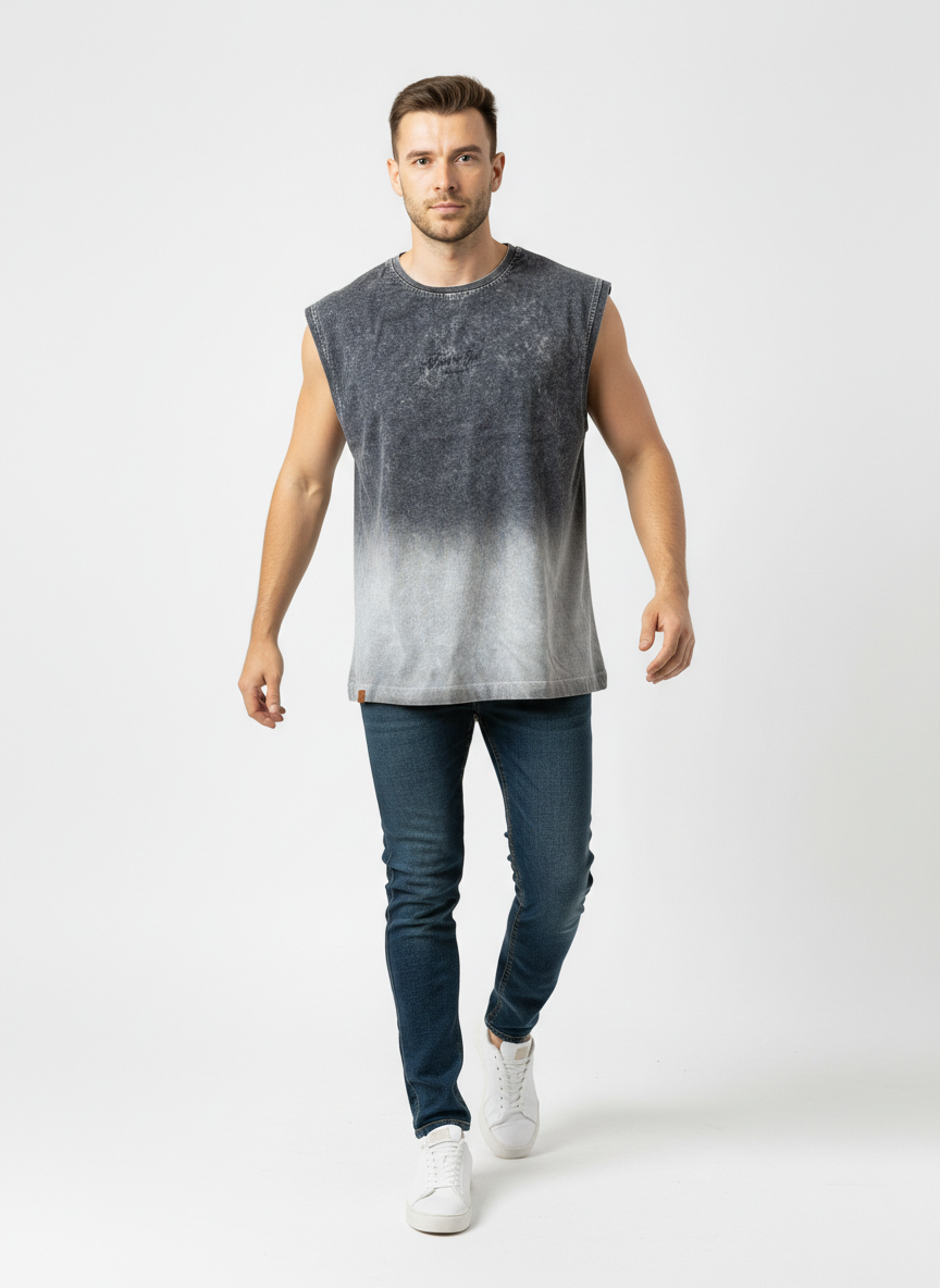 Camisilla Acid Wash para Hombre - REF: 945321