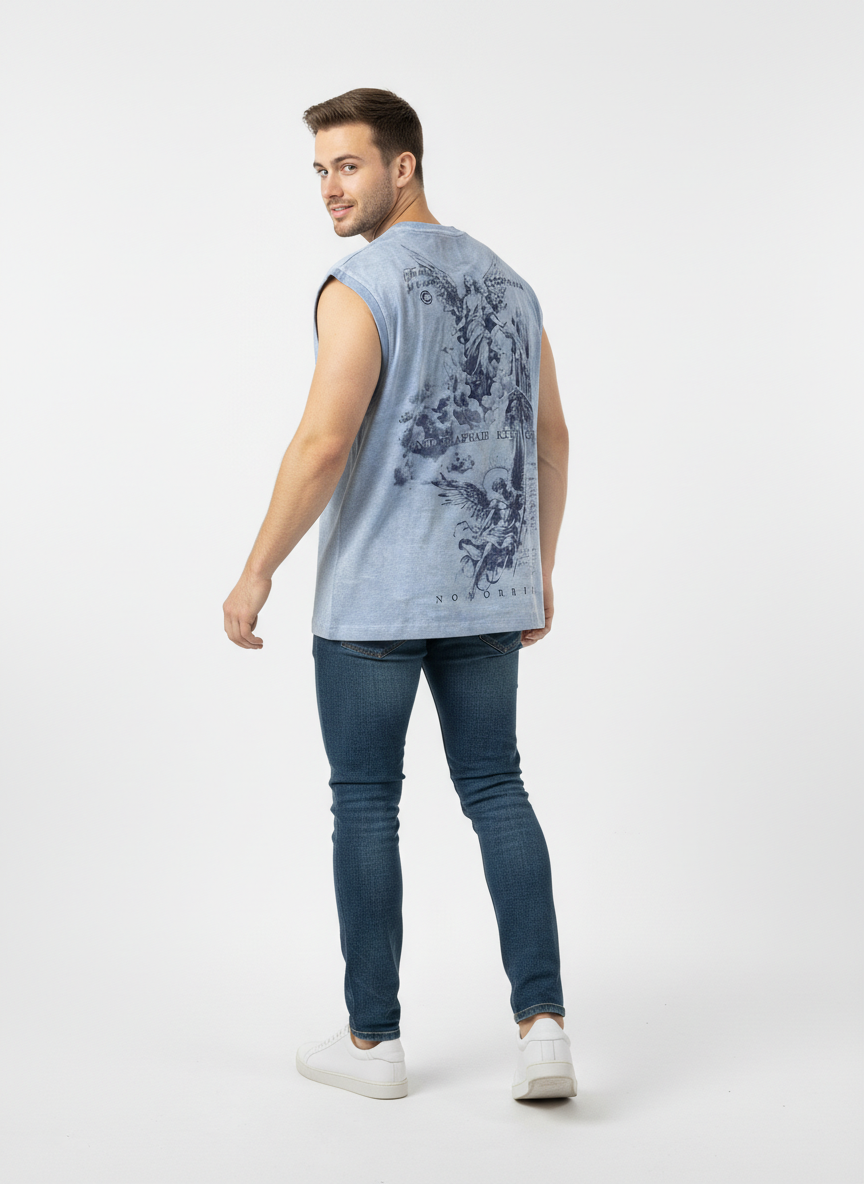 Camisilla Acid Wash para Hombre - REF: 945322