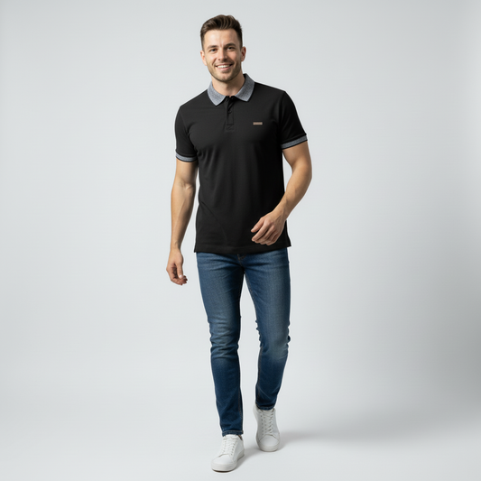 Polo Texturizado para Hombre - REF: 911230