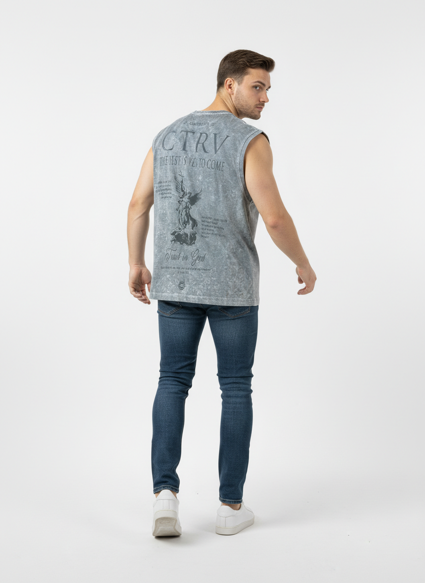 Camisilla Acid Wash para Hombre - REF: 945321