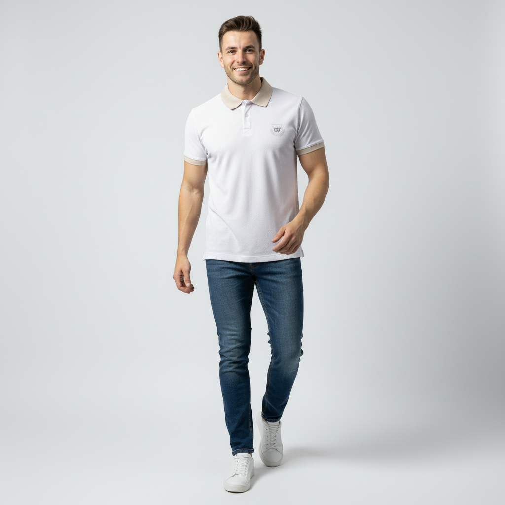 Polo Texturizado para Hombre - REF: 911231