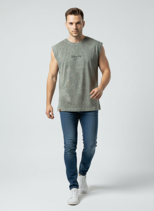 Camisilla Acid Wash para Hombre - REF: 945321