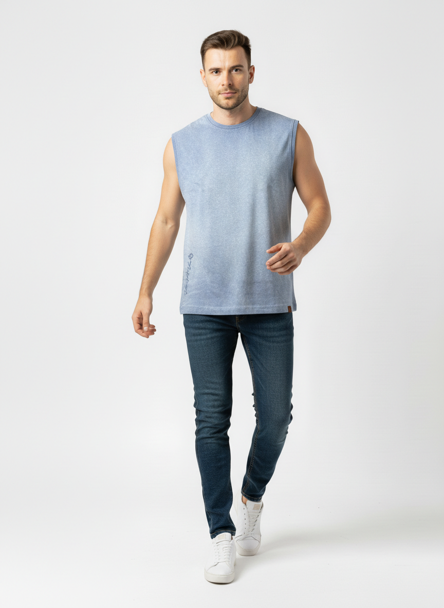 Camisilla Acid Wash para Hombre - REF: 945323