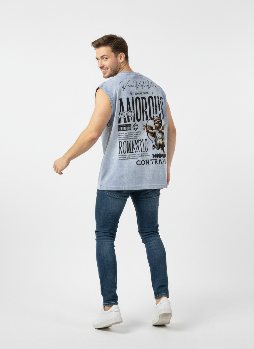 Camisilla Acid Wash para Hombre - REF: 945323