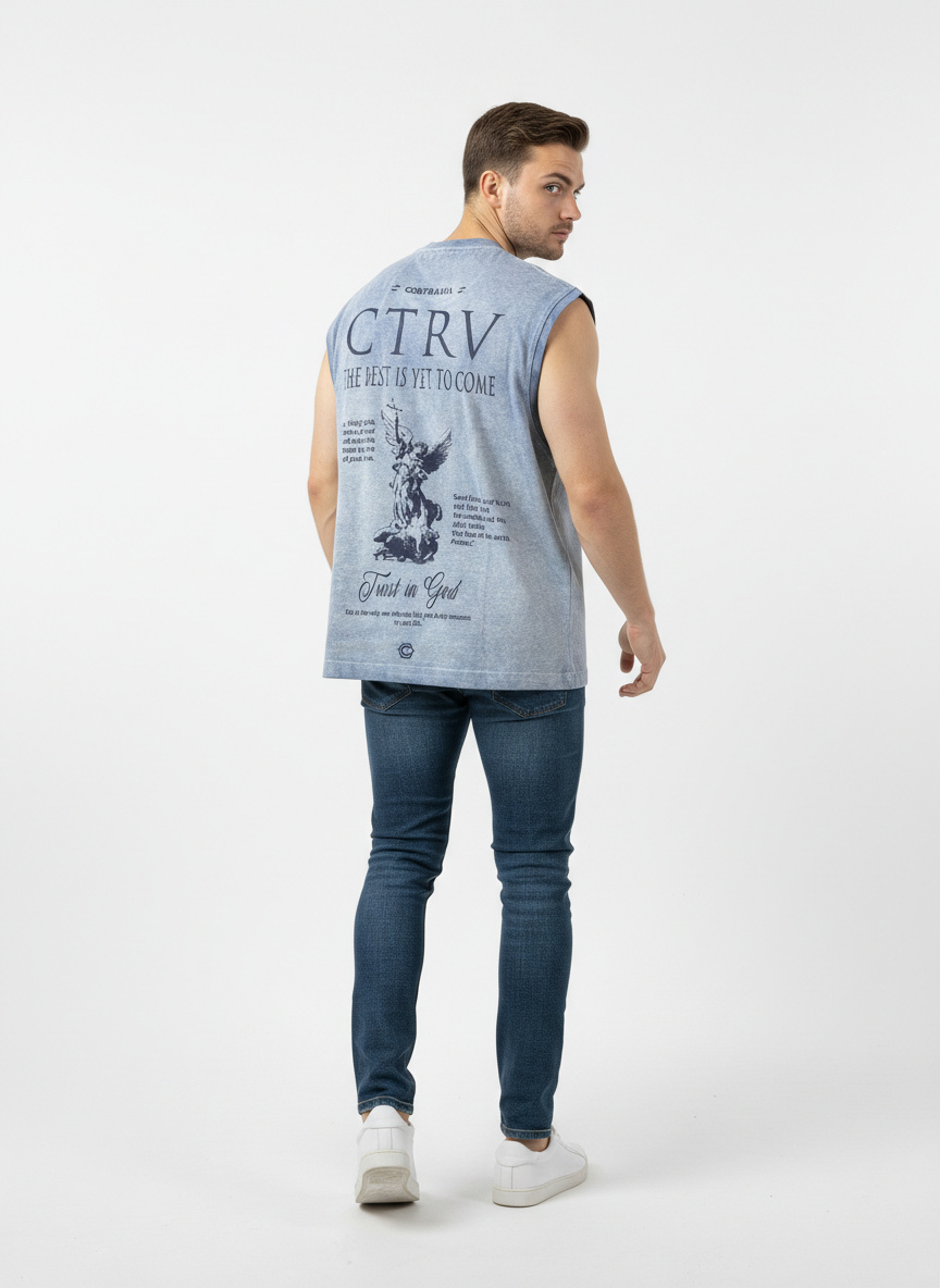 Camisilla Acid Wash para Hombre - REF: 945321