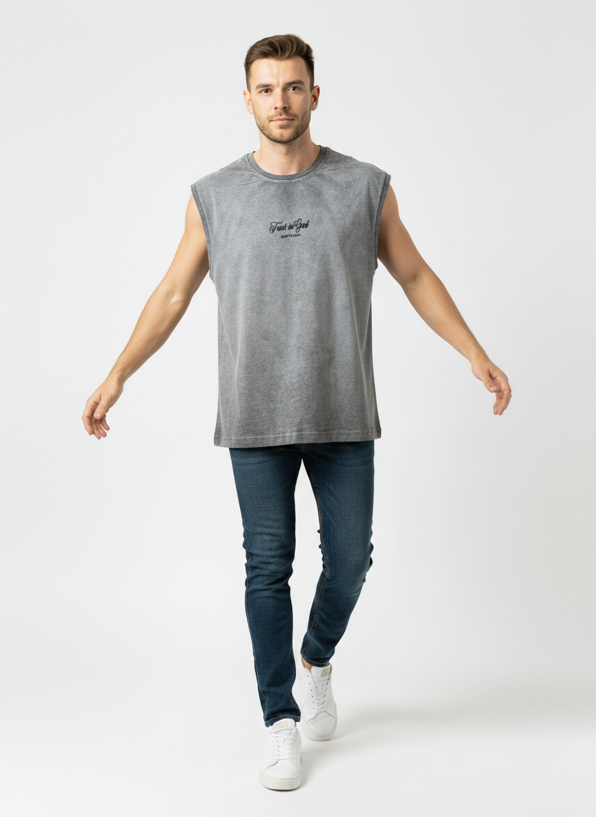 Camisilla Acid Wash para Hombre - REF: 945321