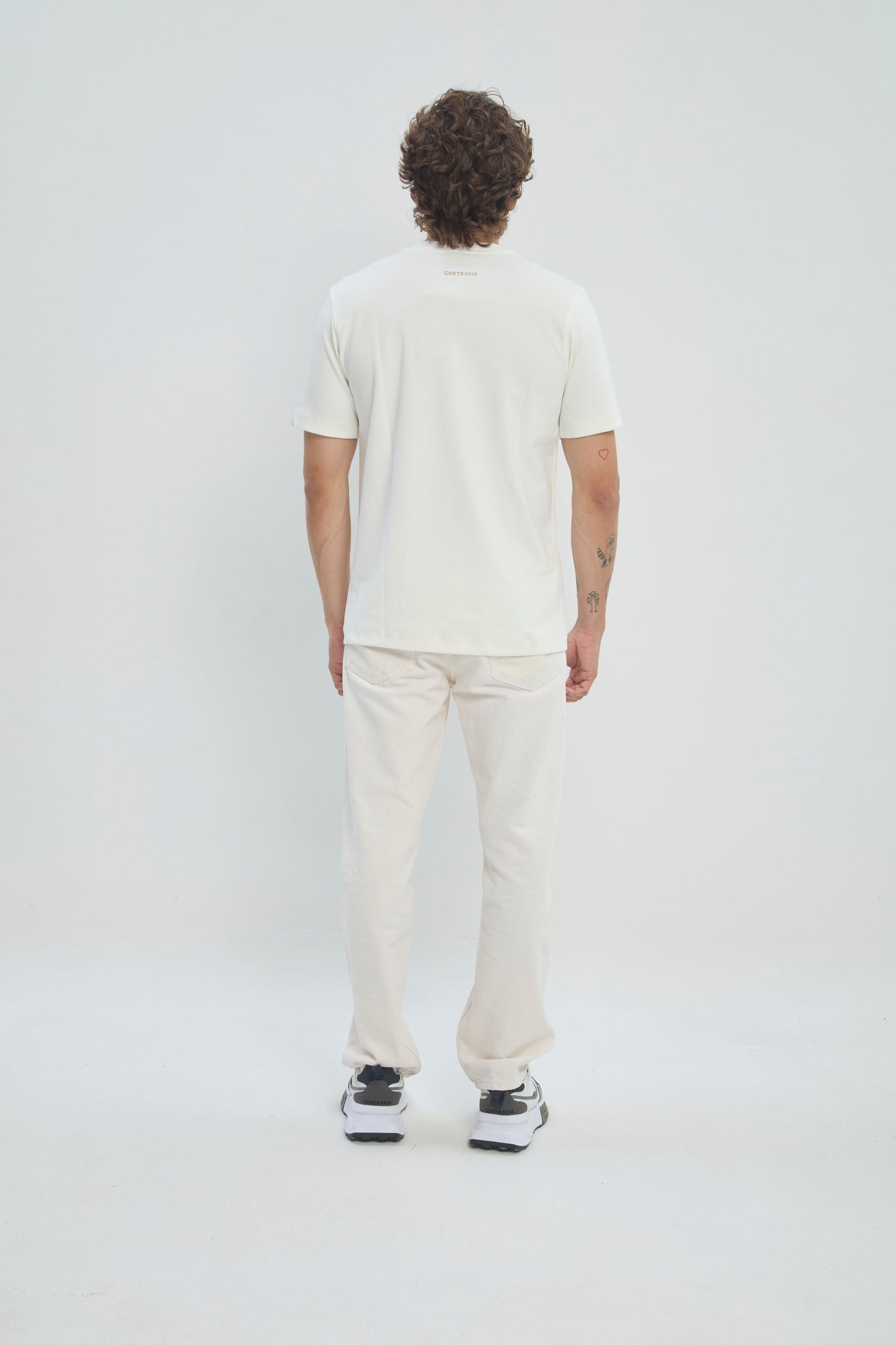Camiseta Hombre Regular Fit 250G Alto Gramaje Minimalista, CLASICA