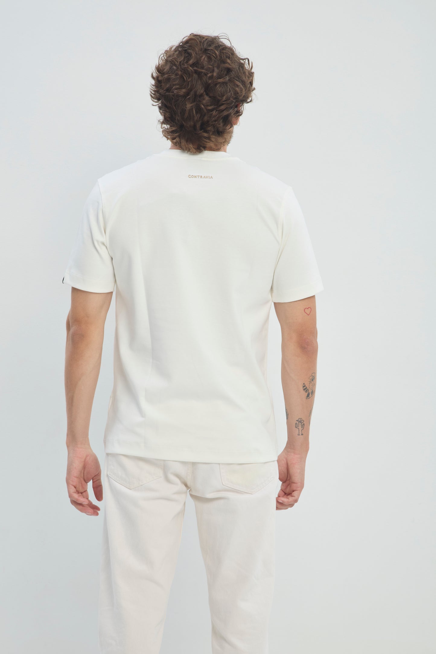 Camiseta Hombre Regular Fit 250G Alto Gramaje Minimalista, CLASICA
