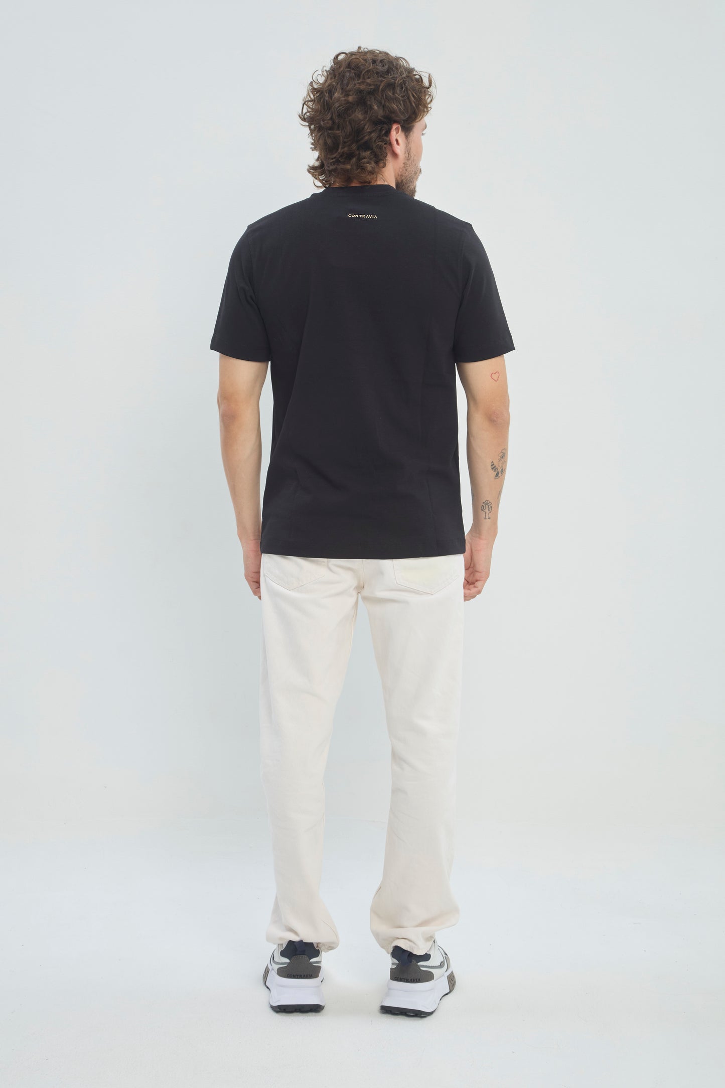 Camiseta Hombre Regular Fit 250G Alto Gramaje Minimalista, CLASICA