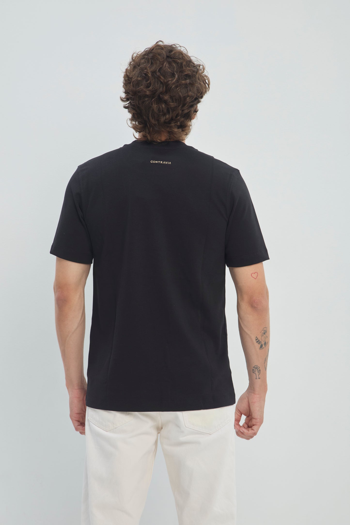 Camiseta Hombre Regular Fit 250G Alto Gramaje Minimalista, CLASICA