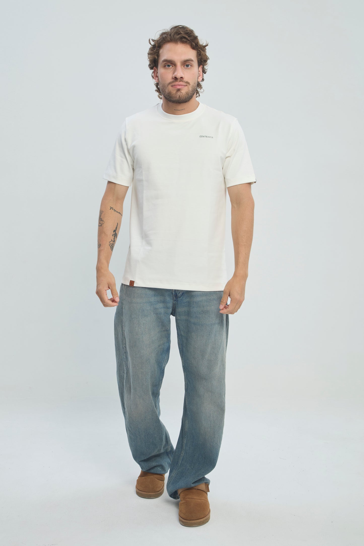 Camiseta Hombre Regular Fit 250G Alto Gramaje CLASICA Minimalista