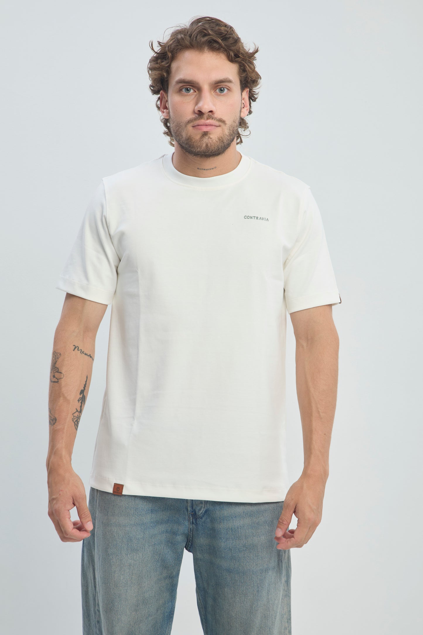 Camiseta Hombre Regular Fit 250G Alto Gramaje CLASICA Minimalista