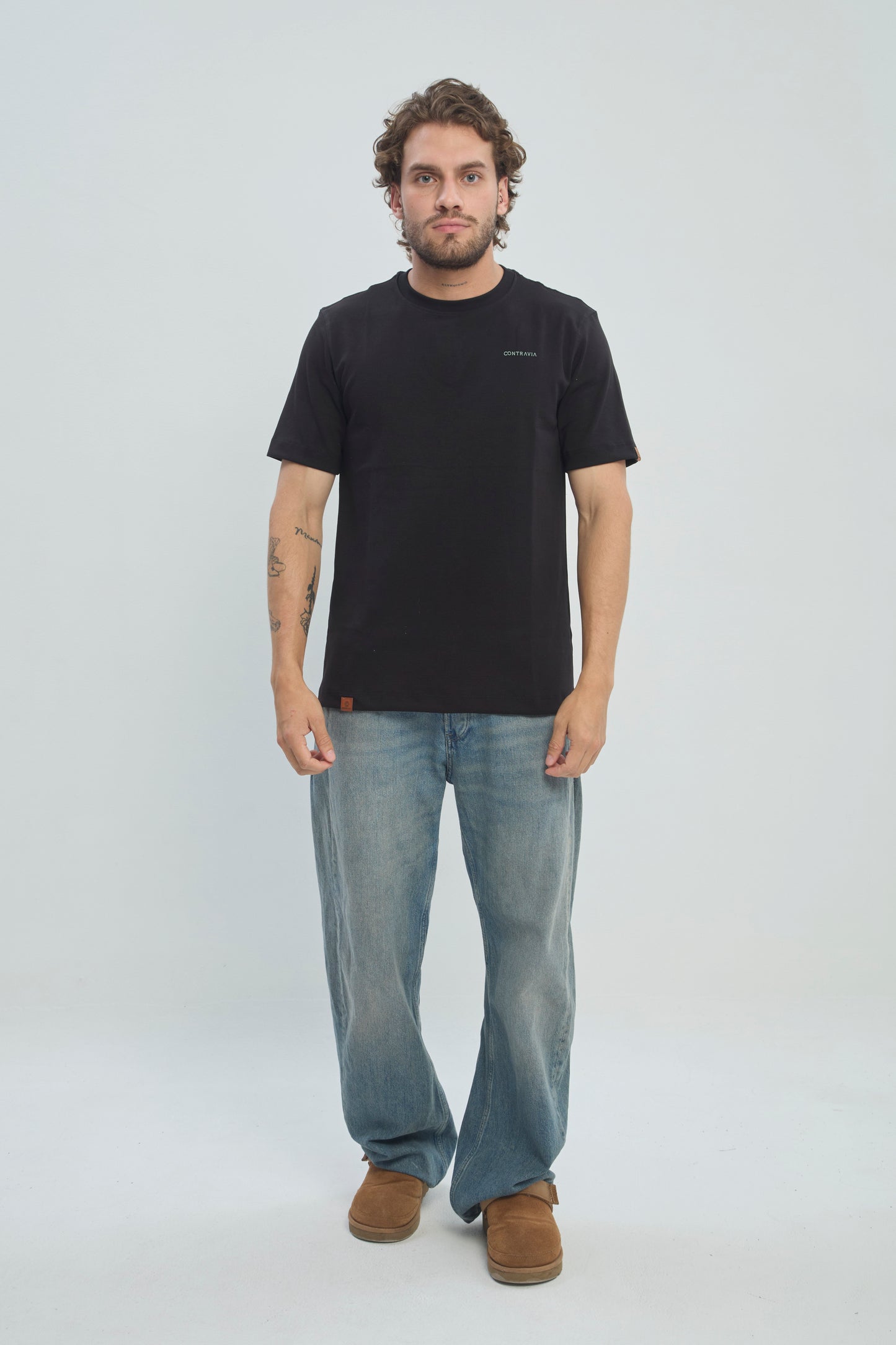Camiseta Hombre Regular Fit 250G Alto Gramaje CLASICA Minimalista