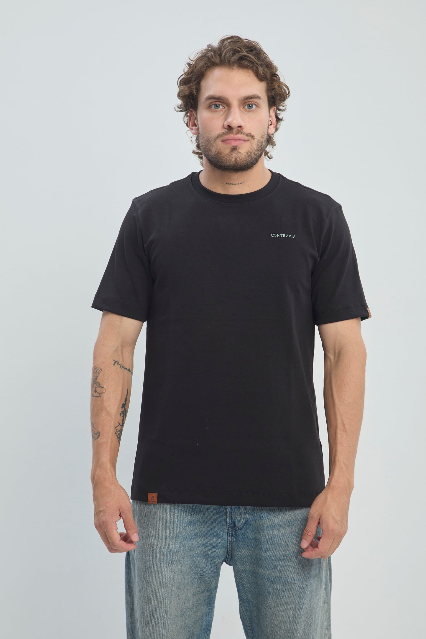 Camiseta Hombre Regular Fit 250G Alto Gramaje CLASICA Minimalista