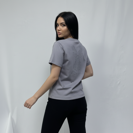 Blusa Regular Fit con Repujado de Reno