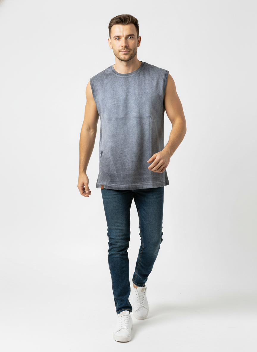 Camisilla Acid Wash para Hombre - REF: 945323