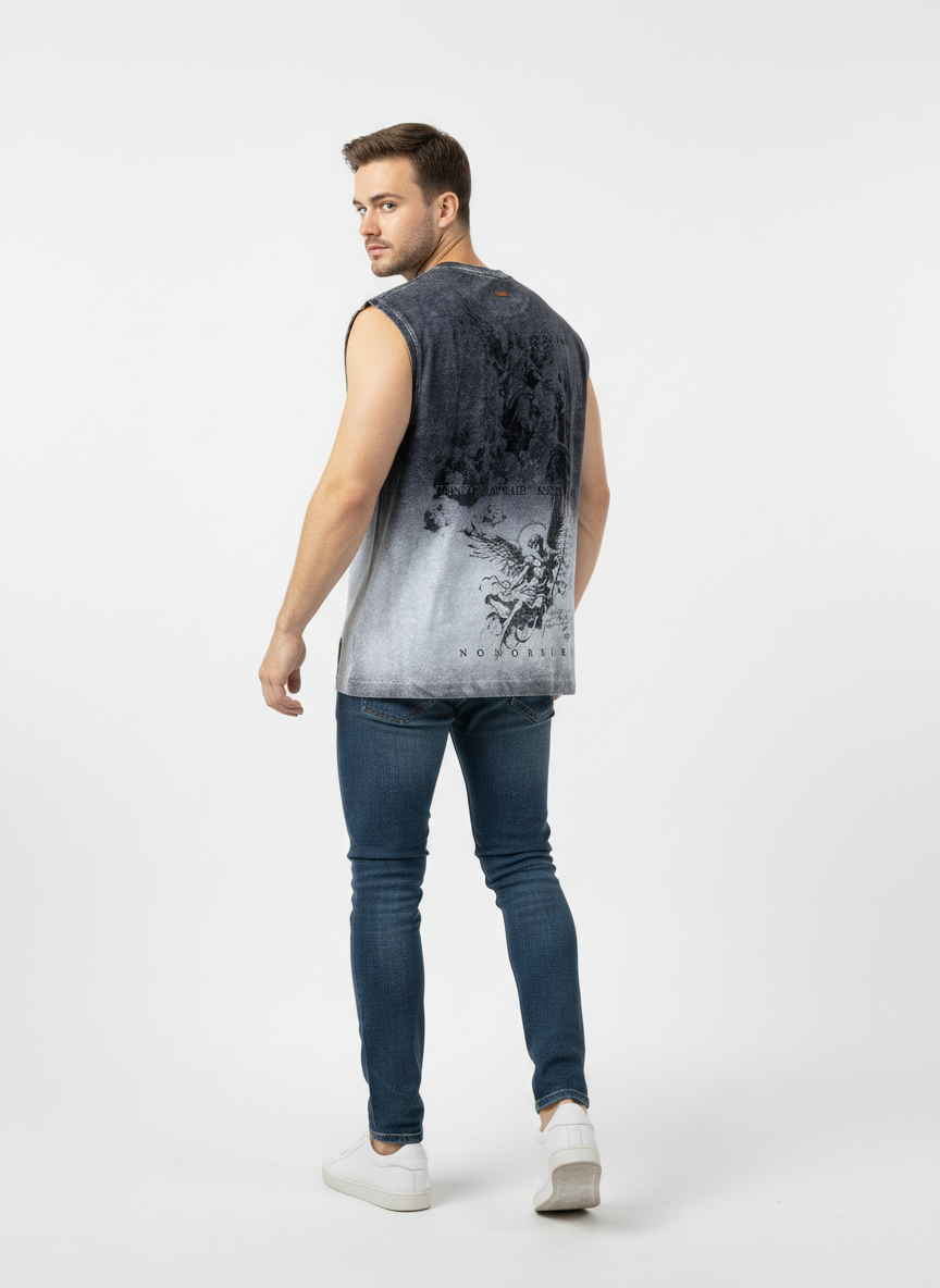 Camisilla Acid Wash para Hombre - REF: 945322